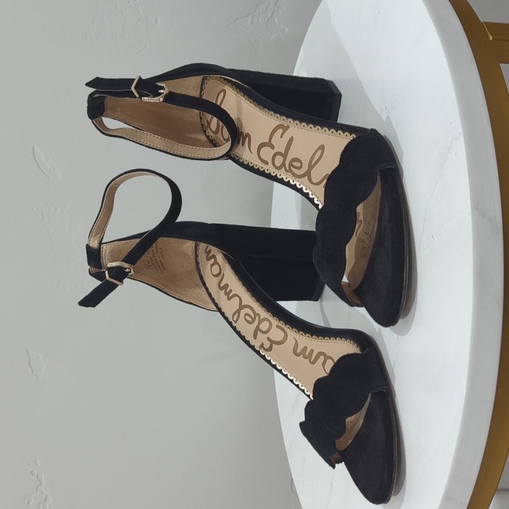 Sam Edelman Black Heeled Sandals